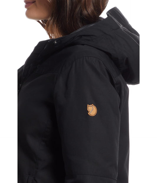 Fjällräven Stina Padded Jacket W Chaqueta, Negro, M Mujeres